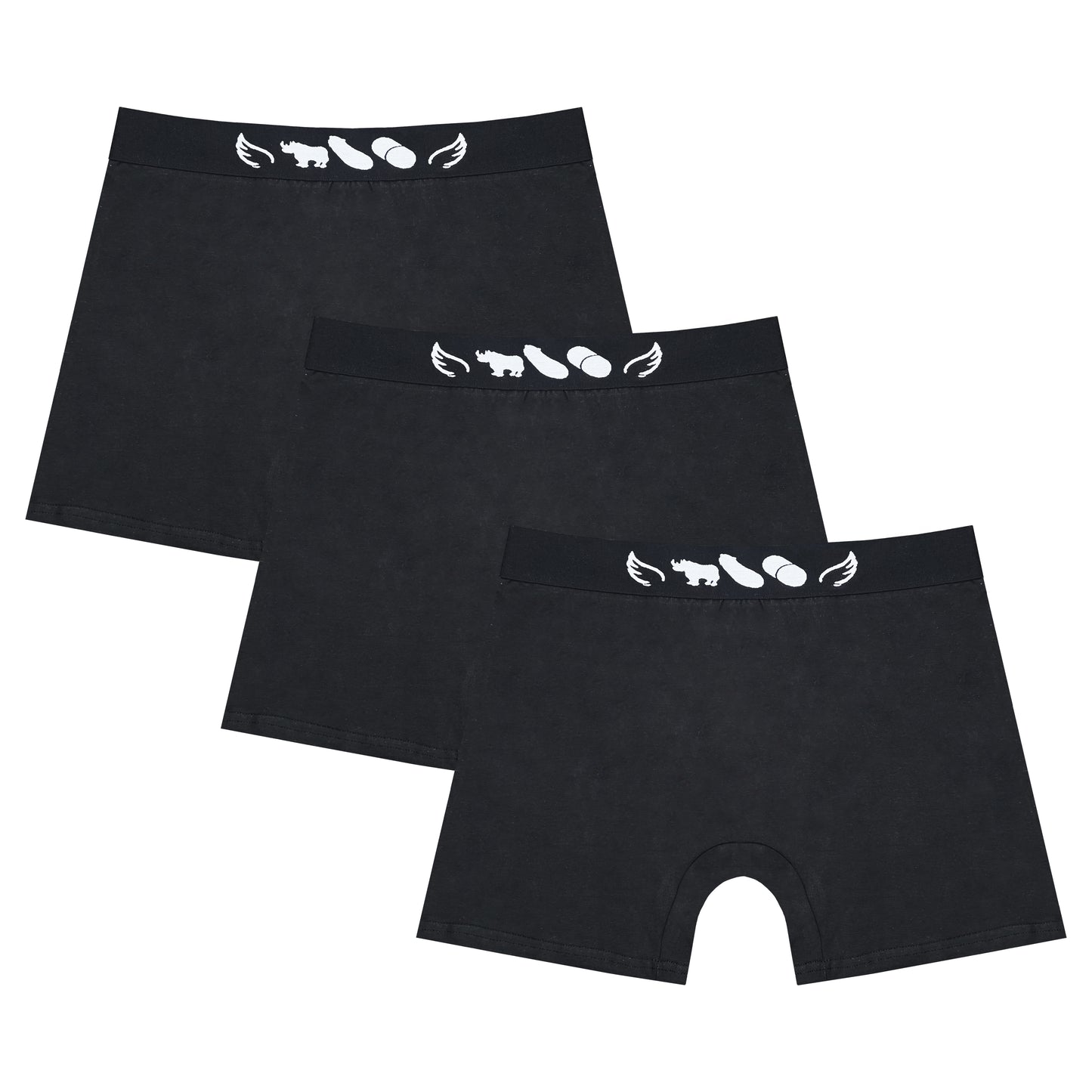black underwear (3-pack)